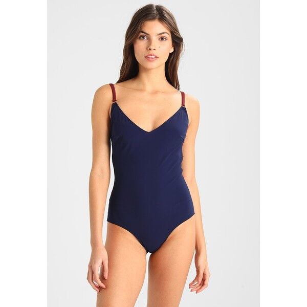 NON COMMUN AURELE COLOUR STRAPS ONE PIECE Kostium kąpielowy dark blue NOI81G000