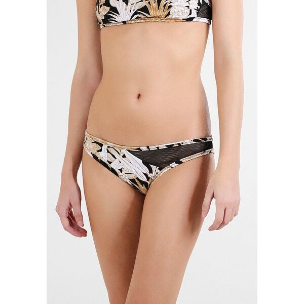 MINKPINK TROPICAL PUNCH SPLICE BOTTOM Dół od bikini black/gold M8681I005