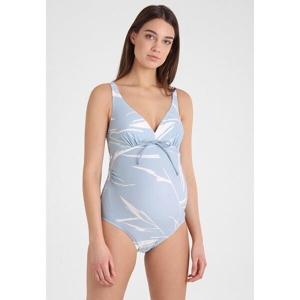 MAMALICIOUS MLJOSEFINE ASHLEY SWIMSUIT Kostium kąpielowy ashley blue M6489E003