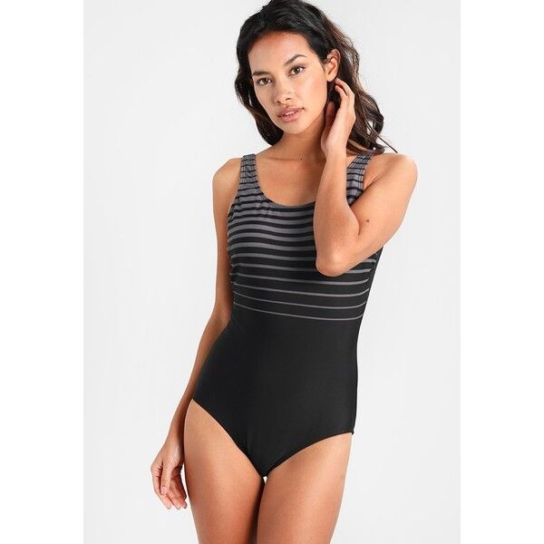 LASCANA SWIMSUIT Kostium kąpielowy black/grey L8381G00B