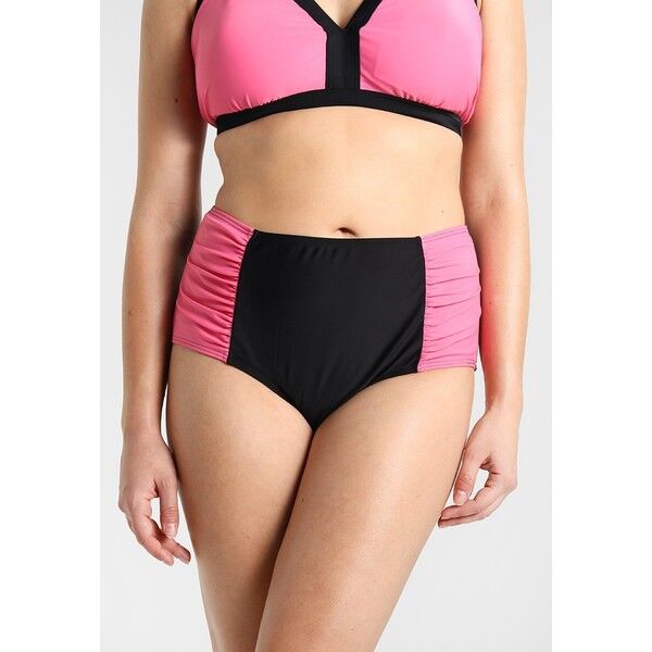Junarose JRVILIA BOTTOM Dół od bikini black beauty/azalea pink JR481I001