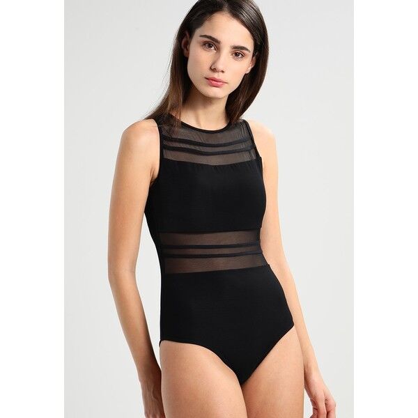 JETS BY JESSIKA ALLEN ASPIRE HIGH NECK EMPIRE ONE PIECE Kostium kąpielowy black JEC81G005