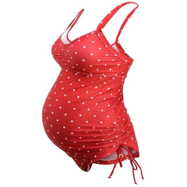 JoJo Maman Bébé SPOT TANKINI Bikini red J2689H005