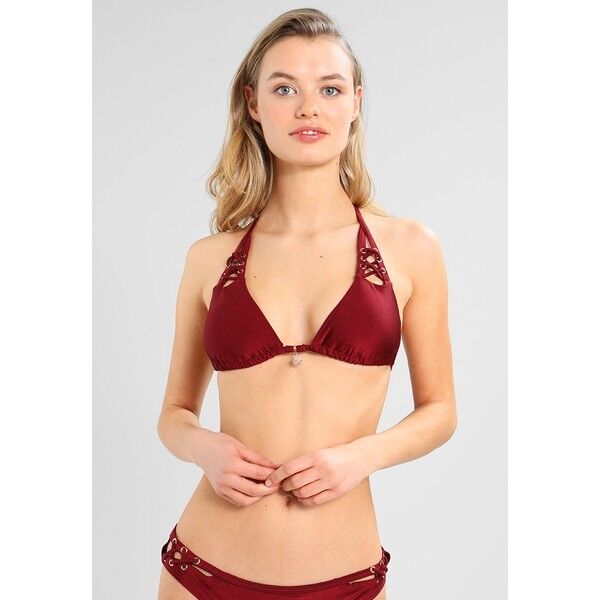 Hunkemöller ENTANGLED TRIANGLE Góra od bikini red HM181J00L