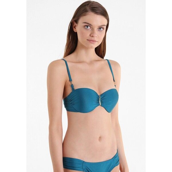 Hunkemöller URBAN JUNGLE Góra od bikini blue HM181J00A