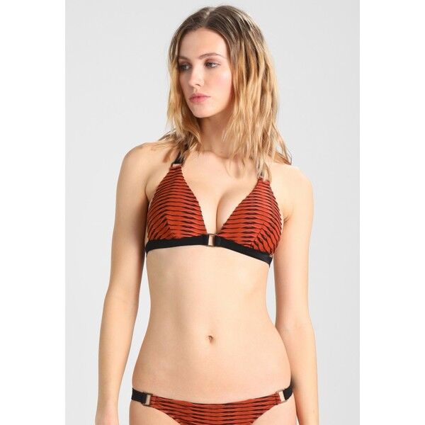 Hunkemöller SAHARA HALTER TRIANGLE Góra od bikini black HM181J00F