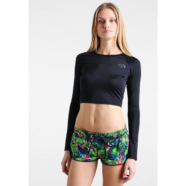 Billabong SUN TRIBE CROP Góra od bikini black pebble BI781N004