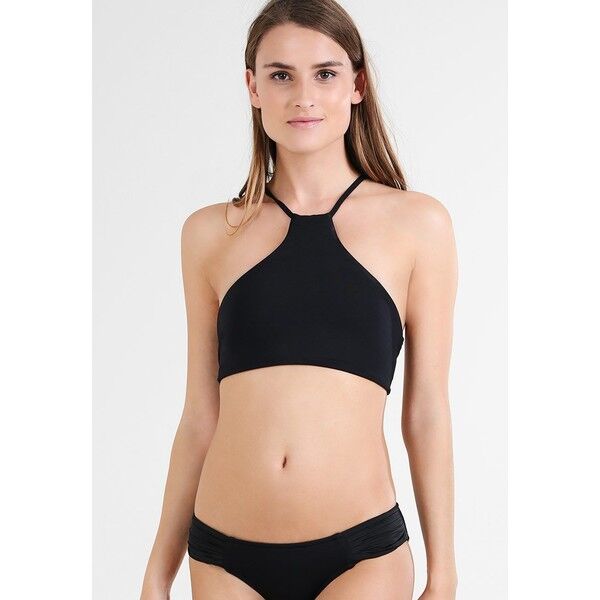 Billabong S.SEARCHER HIGH NECK Góra od bikini black pebble BI781J00B