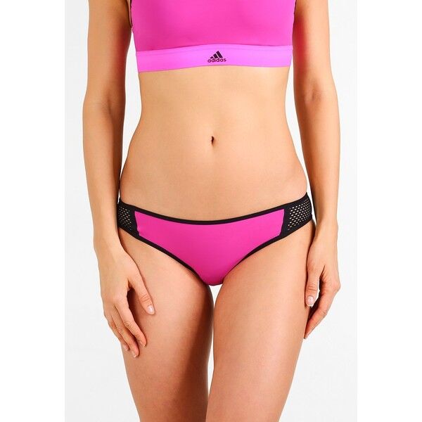 adidas Performance Dół od bikini shock pink/black AD581I000