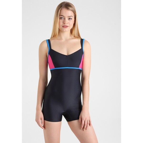 Arena VENUS COMBI Kostium kąpielowy black/pix blue/fresia rose A1581G00O
