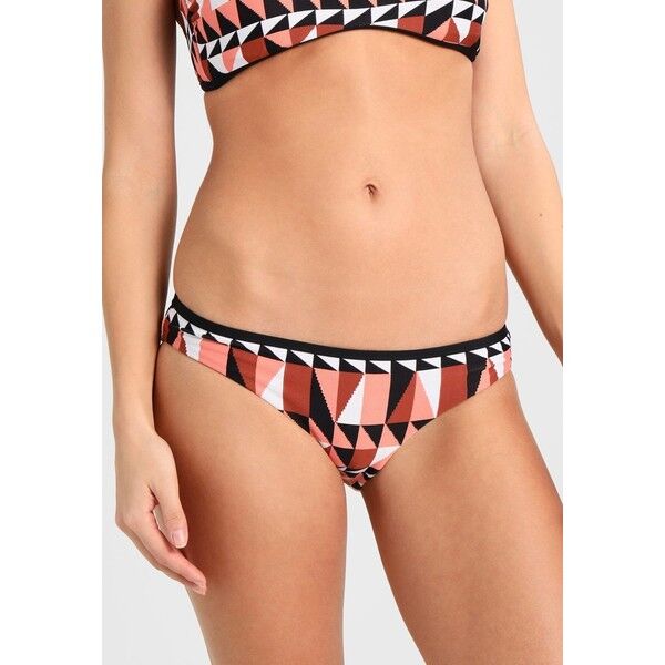 Seafolly JAGGEDGEO HIPSTER Dół od bikini burnt amber S1981I01B