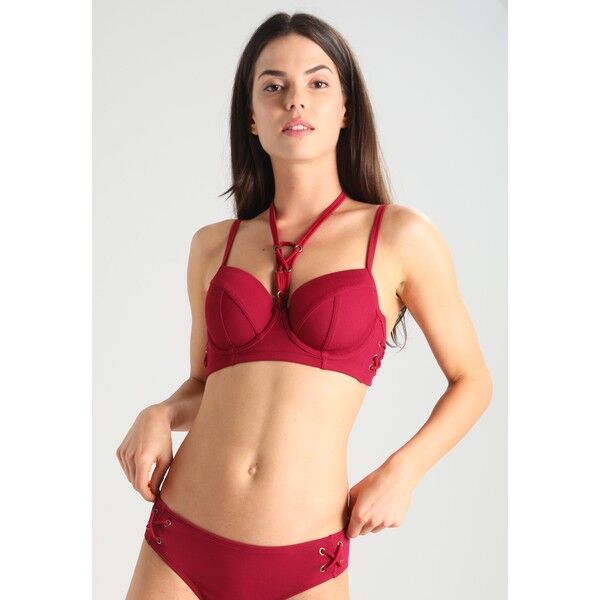 Hunkemöller SALOON Góra od bikini bordeaux HM181J00P