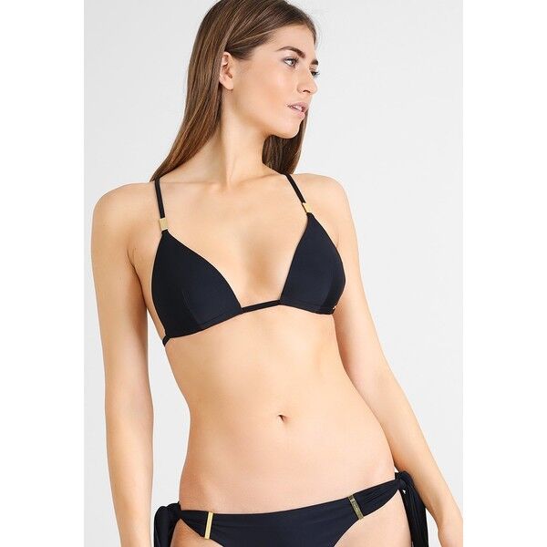 Calvin Klein Swimwear MOLDED TRIANGLE Góra od bikini black C1181D01G