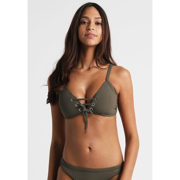 Seafolly INKA Góra od bikini dark olive S1981J00J