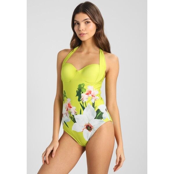 Ted Baker TUELA CHATSWORTH BLOOM CUPPED Kostium kąpielowy light green TE481G006