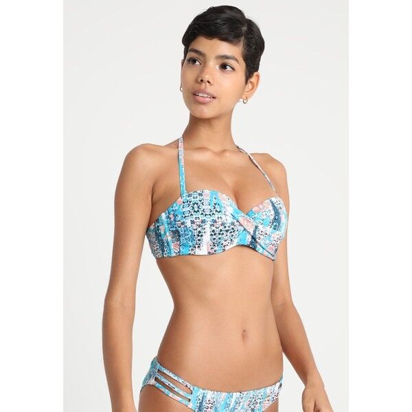 Sunseeker WIRE BANDEAU Góra od bikini petrol SN581J00F