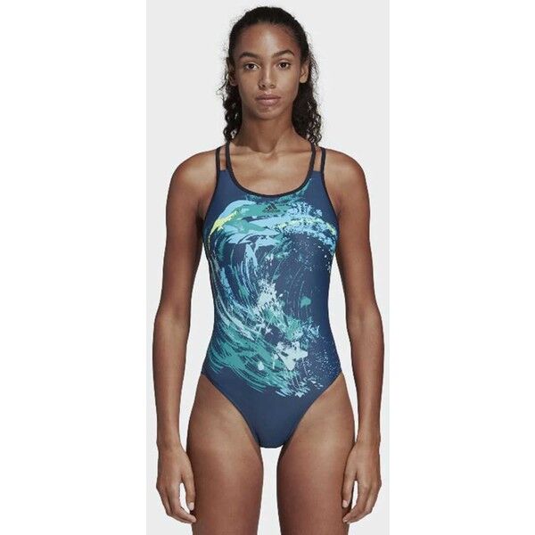 adidas Performance Parley Commit Swimsuit Kostium kąpielowy blue AD581G026