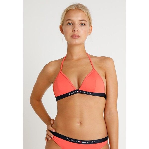 Tommy Hilfiger TRIANGLE FIXED Góra od bikini red TO181J005