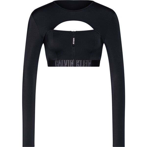 Calvin Klein Swimwear Góra bikini 'CROPPED RASH VEST' CKS0108001000001