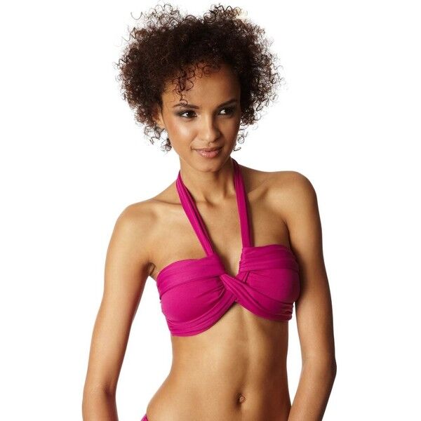 Seafolly BANDEAU Góra od bikini Oberteil magenta S1951L01B