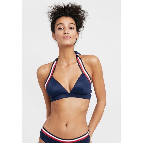 Tommy Hilfiger CORE SIGNATURE BRALETTE Góra od bikini navy blazer TO181J00U