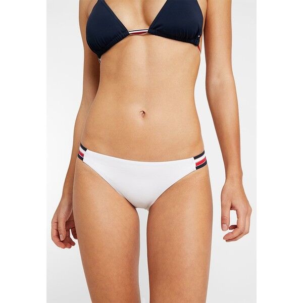 Tommy Hilfiger CORE SIGNATURE CHEEKY Dół od bikini white TO181I017