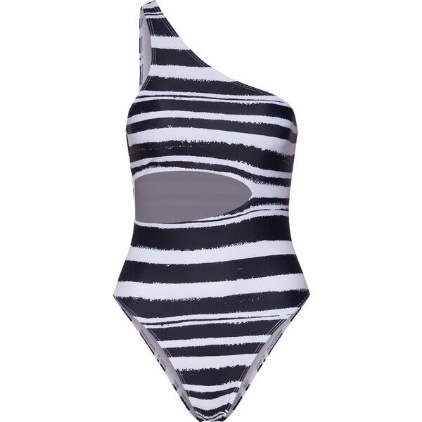 Missguided Strój kąpielowy 'One Shoulder Cut Out Swimsuit' MGD0230001000001