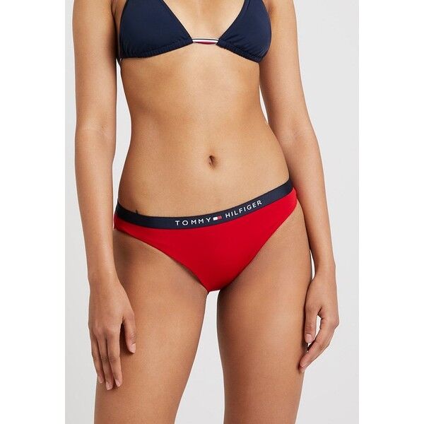 Tommy Hilfiger CORE SOLID LOGO CLASSIC Dół od bikini tango red TO181I01B