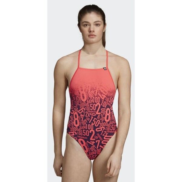 adidas Performance PRO COLLAB SWIMSUIT Kostium kąpielowy red AD581G02H