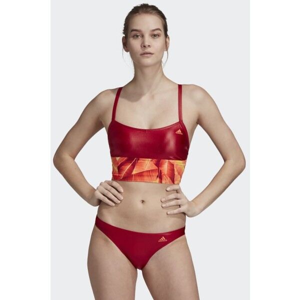 adidas Performance ALL ME SWIM TOP Góra od bikini red AD581J00J
