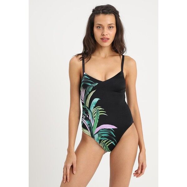 Seafolly LAS PALMAS SWEETHEART MAILLOT Kostium kąpielowy black S1981G01M