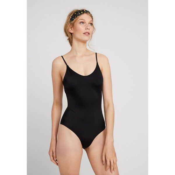 Monki YASMINE SWIMSUIT Kostium kąpielowy black MOQ81G007