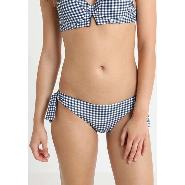 Seafolly CAPRI CHECK LOOP TIE SIDE HIPSTER Dół od bikini indigo S1981I01U