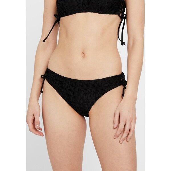 Hunkemöller TIED DOWN LOW CHEEKY Dół od bikini black HM181I058