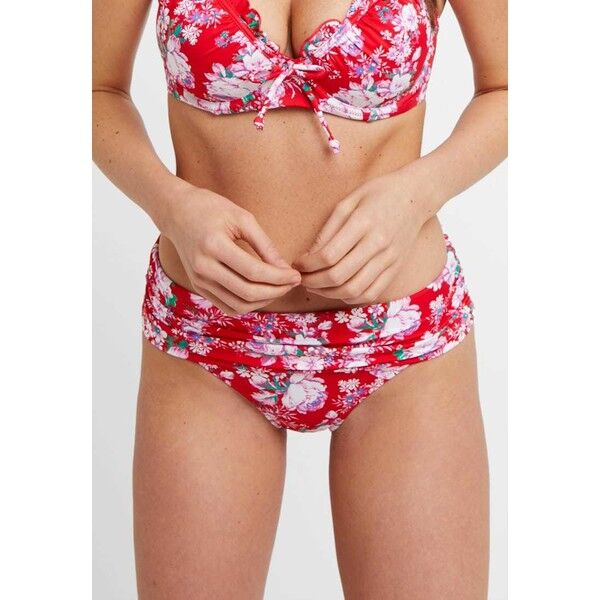 Pour Moi SANTA MONICA FOLD OVER BRIEF Dół od bikini red POJ81I00T