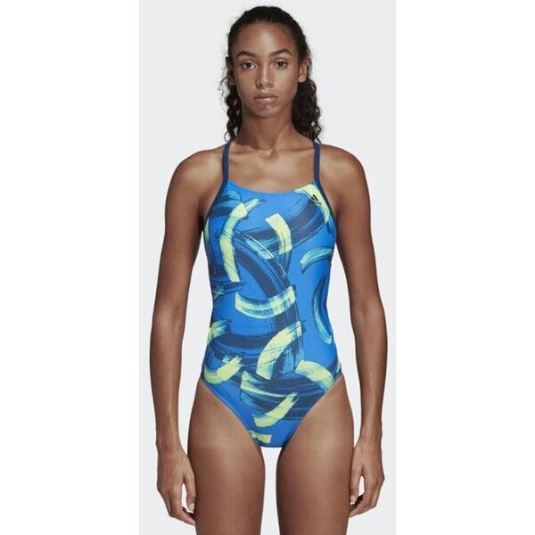 adidas Performance PARLEY COMMIT SWIMSUIT Kostium kąpielowy blue AD581G025