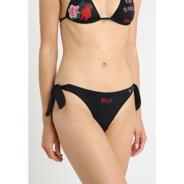 Guess SHEER ROMANCE BRAZILIAN Dół od bikini jet black GU181I00M