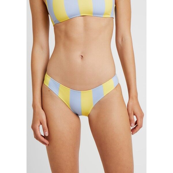 Solid & Striped THE ELLE BOTTOM STRIP Dół od bikini light yellow/light blue QS681I00J