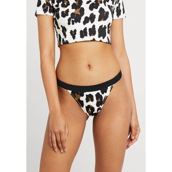 Solid & Striped THE MEGHAN BOTTOM LEOPARD Dół od bikini brown QS681I00O