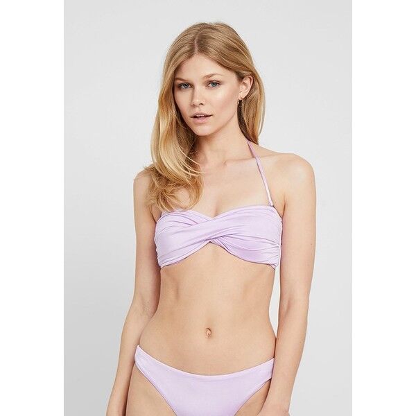 Seafolly SHINE ON TWIST BANDEAU Góra od bikini lilac S1981J04T