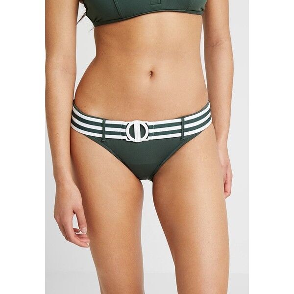 Seafolly BELTED HIPSTER Dół od bikini forest S1981I034