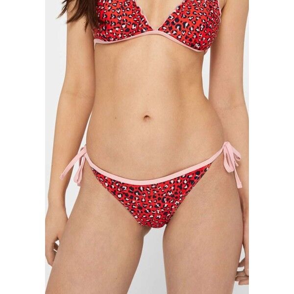 Pieces Dół od bikini high risk red PE381I00M