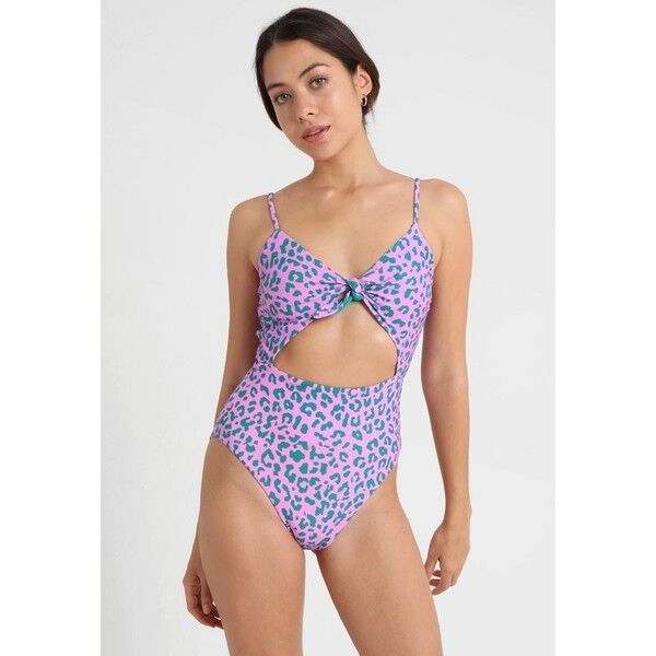 Diane von Furstenberg MORGAN ONE PIECE Kostium kąpielowy heyford bubblegum/cactus DF281G002