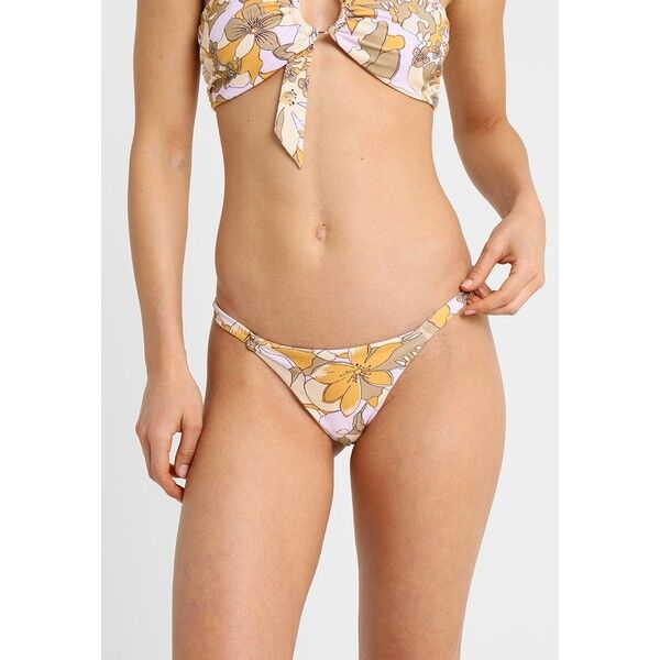 For Love & Lemons COCO LOW RISE BOTTOM Dół od bikini beige F0281I003