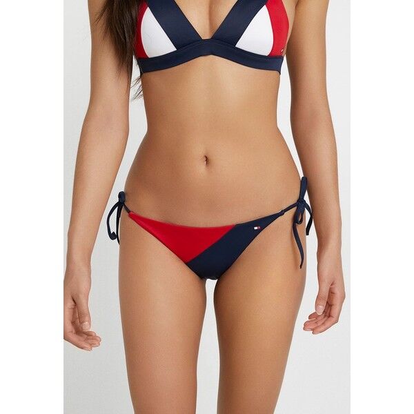 Tommy Hilfiger ARCHIVE SIDE TIE Dół od bikini navy blazer TO181I012