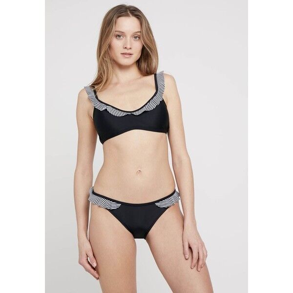 Zoggs SIENA FRILL SET Bikini black/white ZG181L003