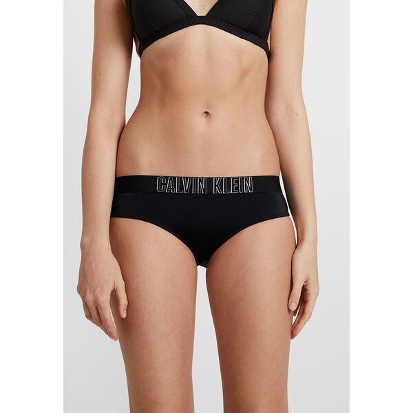 Calvin Klein Swimwear INTENSE POWER HIPSTER Dół od bikini black C1781I010