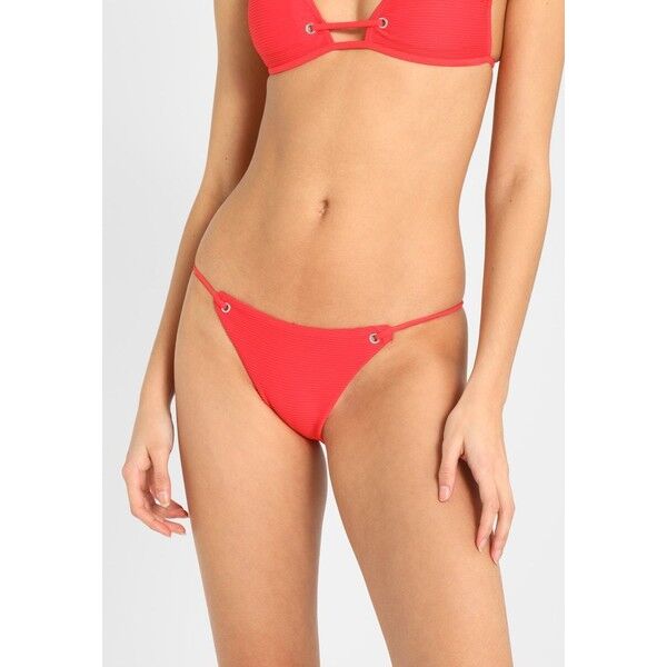 Topshop EYELET PANT Dół od bikini red TP781I00K