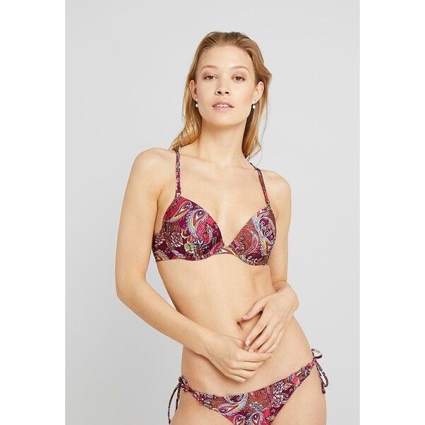 Hunkemöller FIESTA PLUNGE Góra od bikini aubergine HM181J03Q