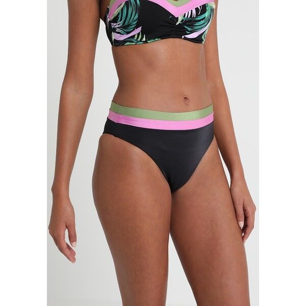 Seafolly LAS PALMAS REVERSIBLE Dół od bikini black S1981I02P